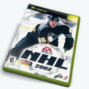 NHL 2002 Microsoft Xbox EA Sports‎ Hockey Game Mario Lemieux CIB Original Case